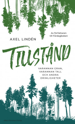 Axel Linden TILLSTAND Cover c Eva Lindeberg evaevalindeberg.se SVE